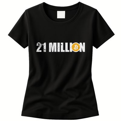 21 Million Bitcoin Crypto Hodl Btc Womens T-Shirt