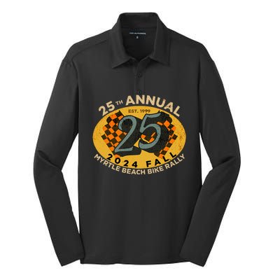 2024 Myrtle Beach Bike Rally Fall 25th Annual Silk Touch Performance Long Sleeve Polo