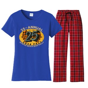 2024 Myrtle Beach Bike Rally Fall 25th Annual Women's Flannel Pajama Set