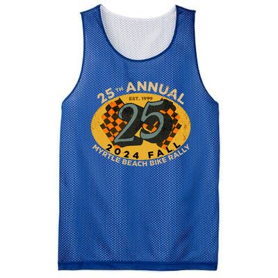 2024 Myrtle Beach Bike Rally Fall 25th Annual Mesh Reversible Basketball Jersey Tank