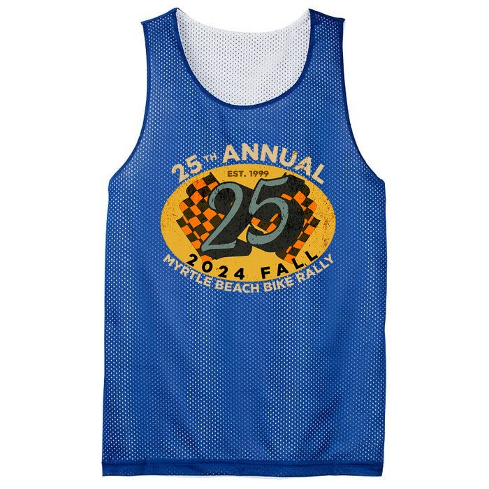 2024 Myrtle Beach Bike Rally Fall 25th Annual Mesh Reversible Basketball Jersey Tank