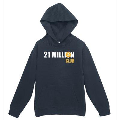 21 Million Bitcoin Crypto Million Club Hodl Btc Urban Pullover Hoodie