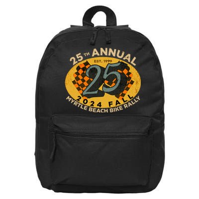 2024 Myrtle Beach Bike Rally Fall 25th Annual 16 in Basic Backpack