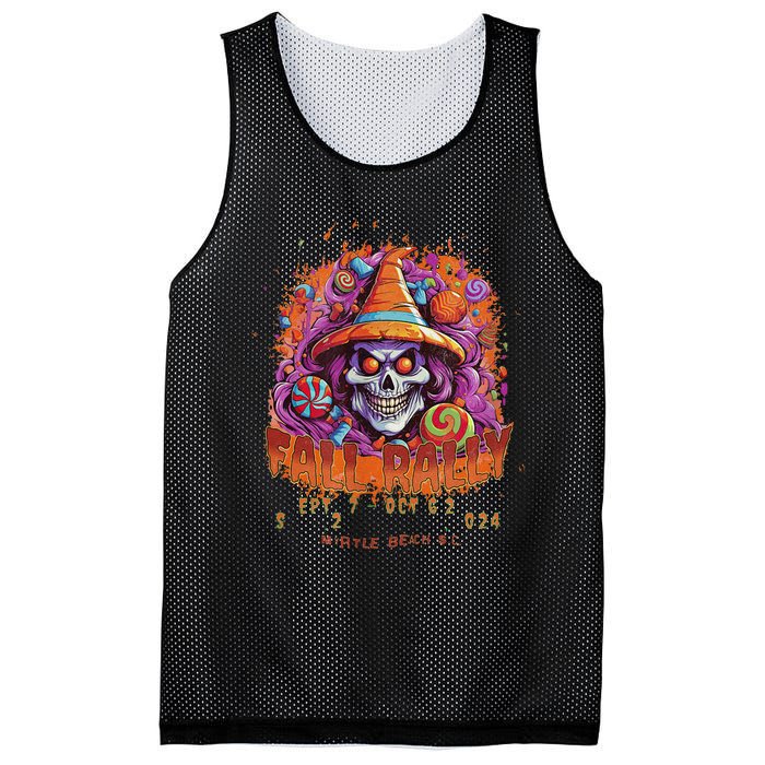 2024 Myrtle Beach Bike Rally Fall Rally Back Art Mesh Reversible Basketball Jersey Tank