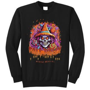 2024 Myrtle Beach Bike Rally Fall Rally Back Art Tall Sweatshirt