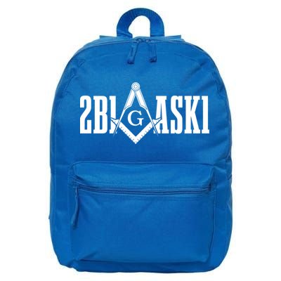 2b1ask1 Mason Freemason Masonic Square And Compass Meaningful Gift 16 in Basic Backpack