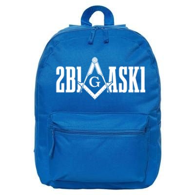 2b1ask1 Mason Freemason Masonic Square And Compass Meaningful Gift 16 in Basic Backpack