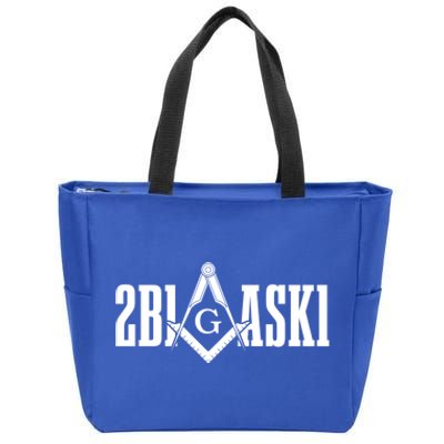 2b1ask1 Mason Freemason Masonic Square And Compass Meaningful Gift Zip Tote Bag