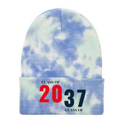 2037 Milestone Historic Event Tie Dye 12in Knit Beanie