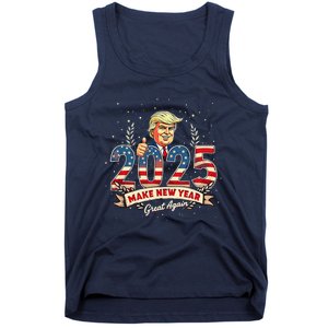 2025 Make New Year Great Again Patriotic 2025 New Year Trump Tank Top