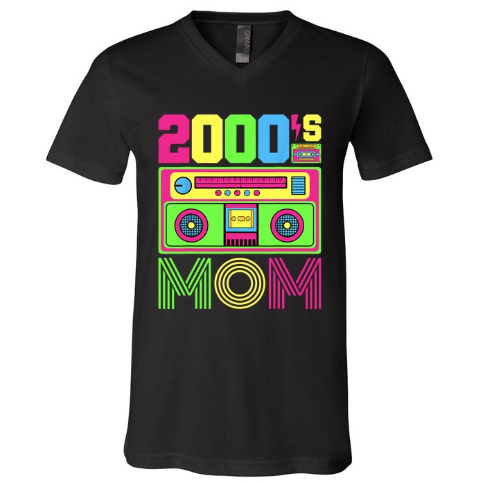 2000s Mom Outfit 2000s Hip Hop Costume Early 2000s Fashion V-Neck T-Shirt