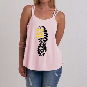 262 Marathon Runner Footprint Women's Strappy Tank