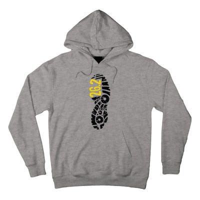 262 Marathon Runner Footprint Tall Hoodie