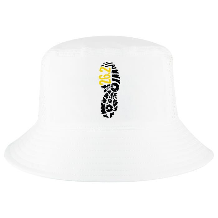 262 Marathon Runner Footprint Cool Comfort Performance Bucket Hat