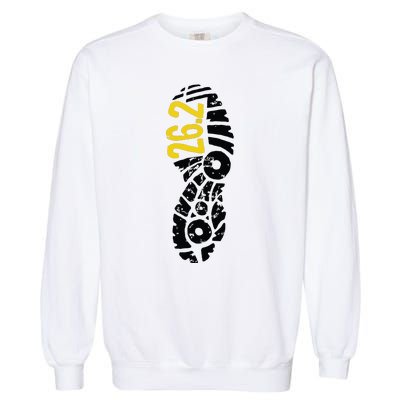 262 Marathon Runner Footprint Garment-Dyed Sweatshirt