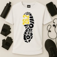 262 Marathon Runner Footprint Cooling Performance Crew T-Shirt
