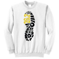 262 Marathon Runner Footprint Sweatshirt