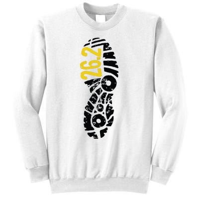 262 Marathon Runner Footprint Sweatshirt