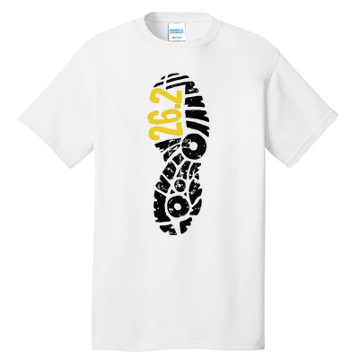 262 Marathon Runner Footprint Tall T-Shirt