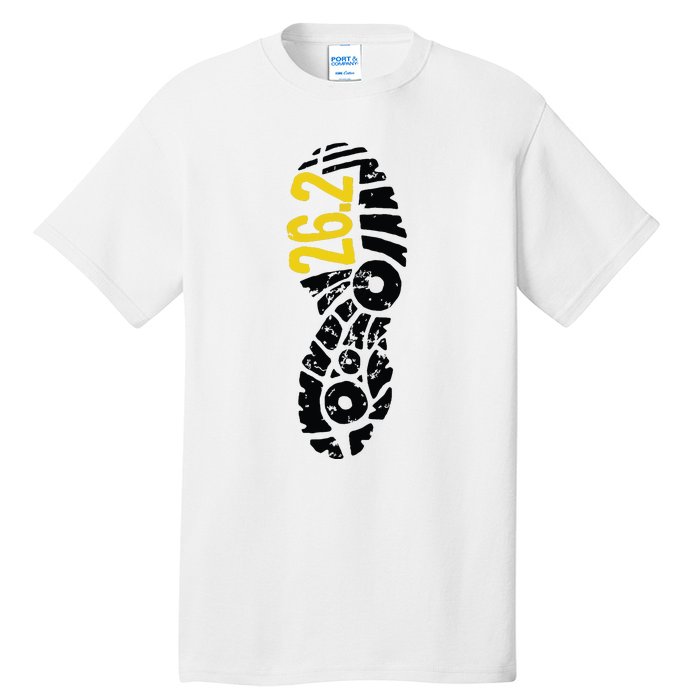 262 Marathon Runner Footprint Tall T-Shirt