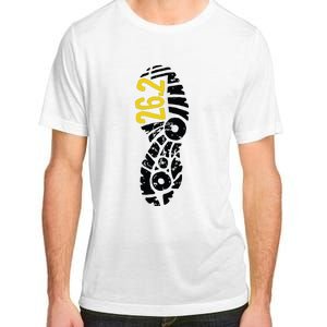 262 Marathon Runner Footprint Adult ChromaSoft Performance T-Shirt