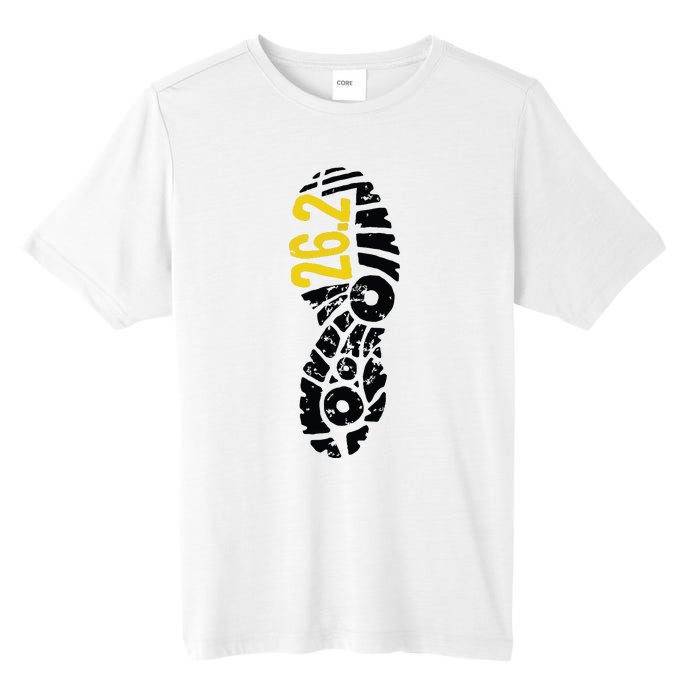 262 Marathon Runner Footprint Tall Fusion ChromaSoft Performance T-Shirt