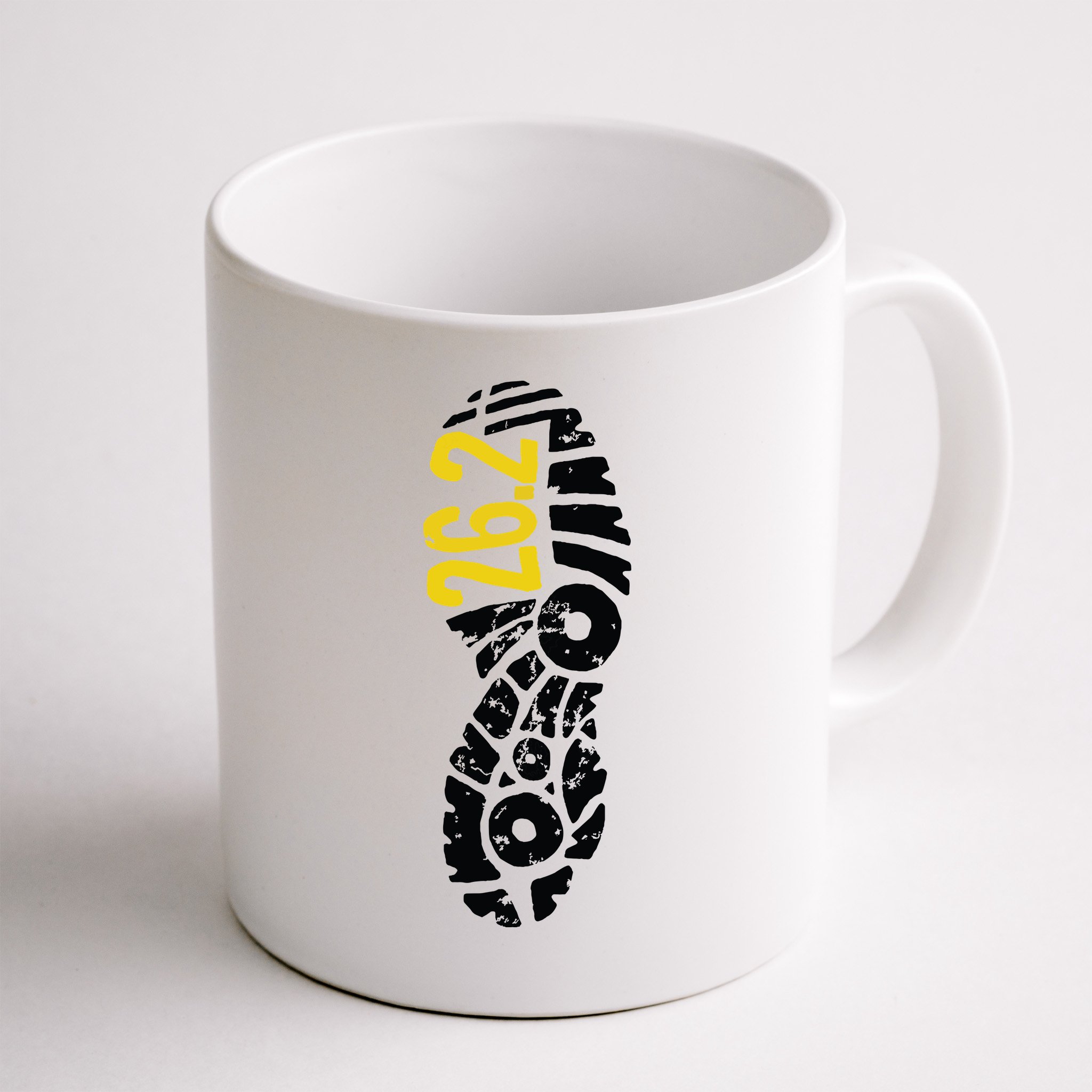 262 Marathon Runner Footprint Mug