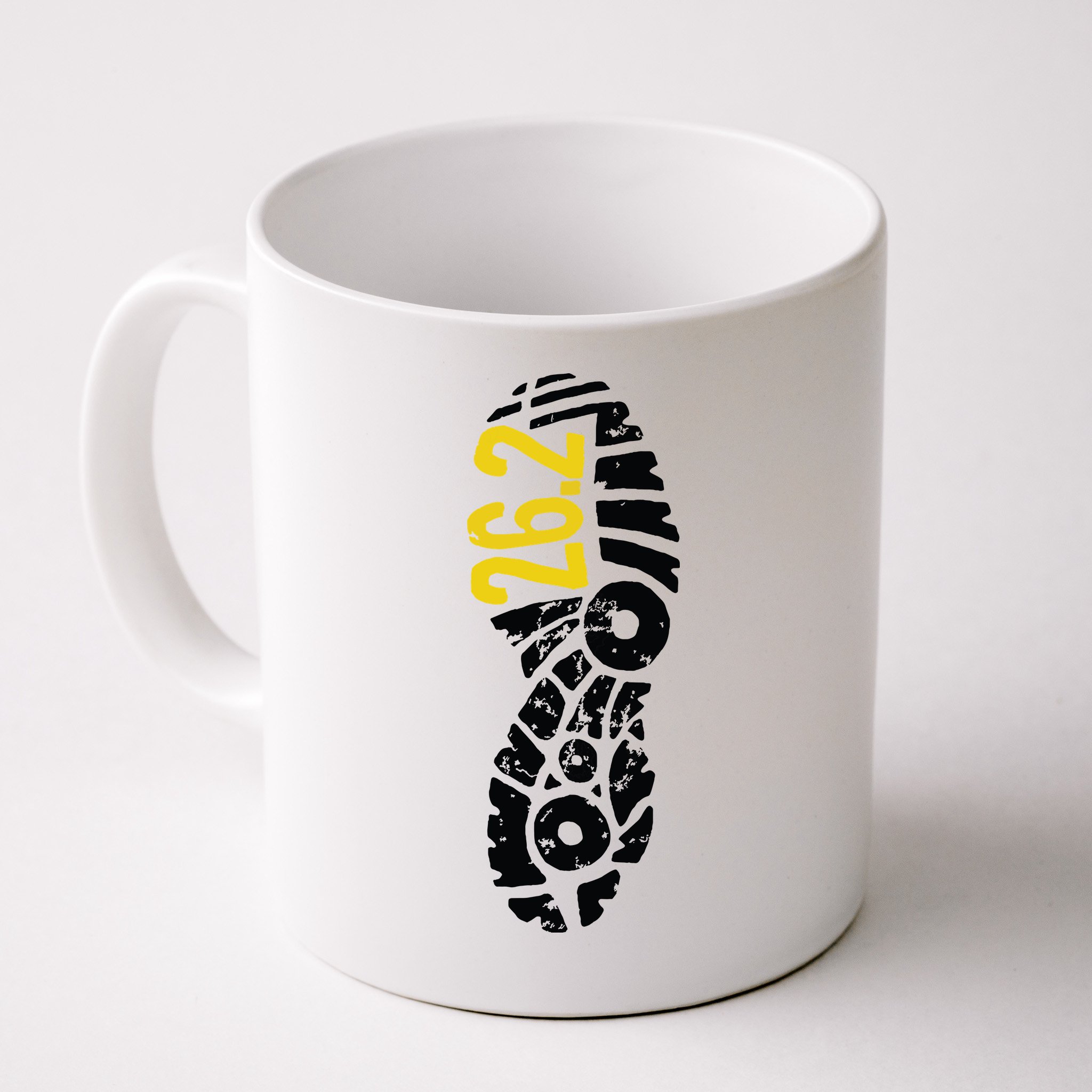 262 Marathon Runner Footprint Mug