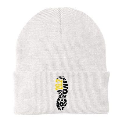 262 Marathon Runner Footprint Beanie