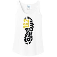 262 Marathon Runner Footprint Ladies Essential Tank