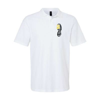 262 Marathon Runner Footprint Polo