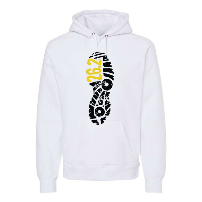 262 Marathon Runner Footprint Premium Hoodie