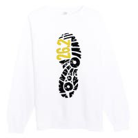 262 Marathon Runner Footprint Premium Crewneck Sweatshirt