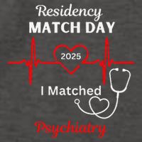 2025 Medical Residency Match Day I matched Psychiatry Vector Backpack