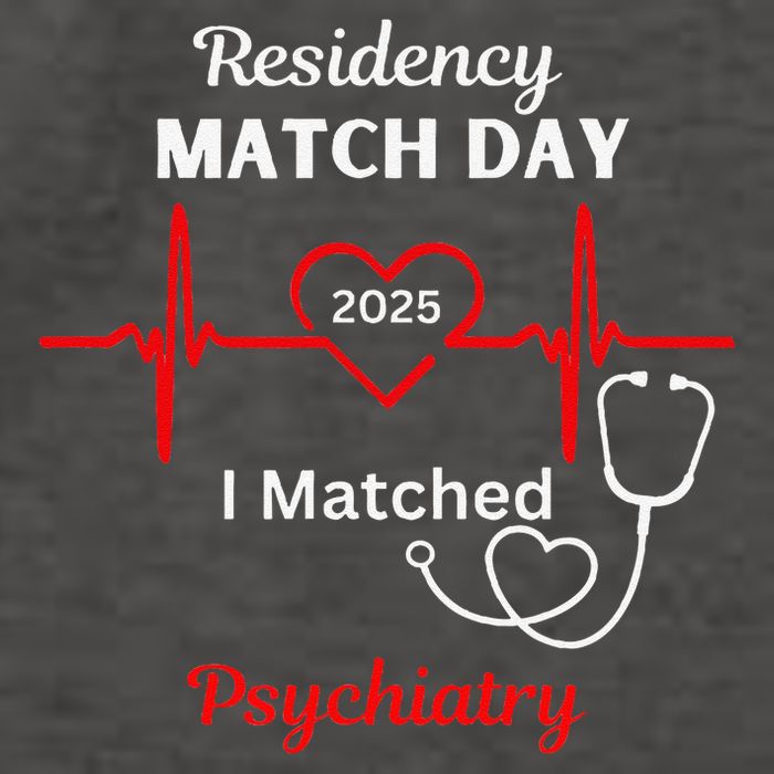 2025 Medical Residency Match Day I matched Psychiatry Vector Backpack