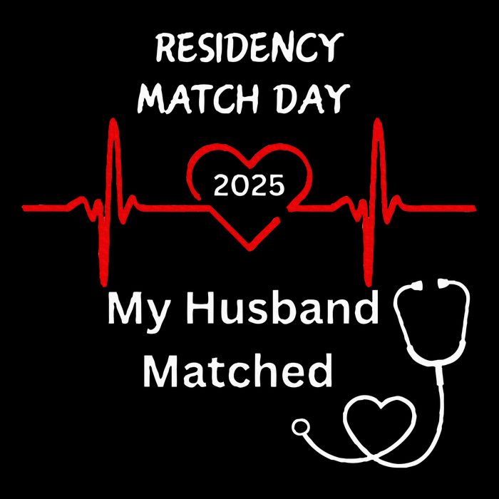 2025 Medical Residency Match Day My husband matched  Cooling Performance Crew T-Shirt
