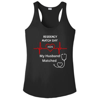 2025 Medical Residency Match Day My husband matched  Ladies PosiCharge Competitor Racerback Tank