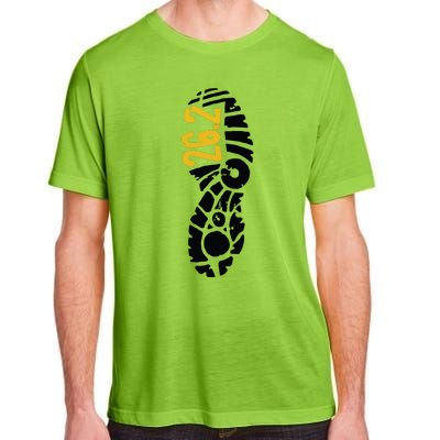 262 Marathon Runner Footprint Adult ChromaSoft Performance T-Shirt