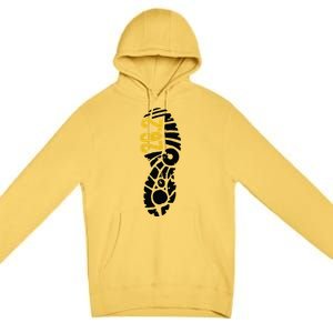 262 Marathon Runner Footprint Premium Pullover Hoodie