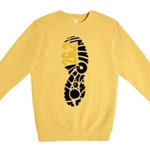 262 Marathon Runner Footprint Premium Crewneck Sweatshirt