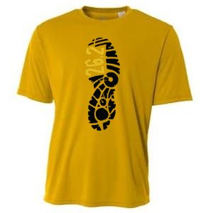 262 Marathon Runner Footprint Cooling Performance Crew T-Shirt