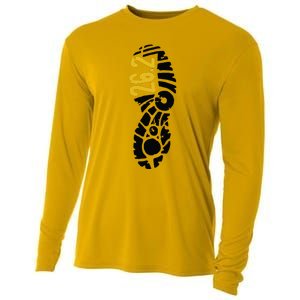 262 Marathon Runner Footprint Cooling Performance Long Sleeve Crew