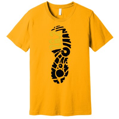 262 Marathon Runner Footprint Premium T-Shirt