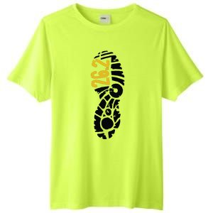 262 Marathon Runner Footprint Tall Fusion ChromaSoft Performance T-Shirt