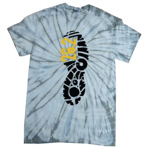 262 Marathon Runner Footprint Tie-Dye T-Shirt