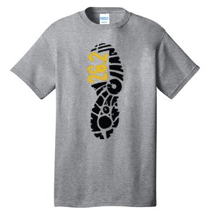 262 Marathon Runner Footprint Tall T-Shirt