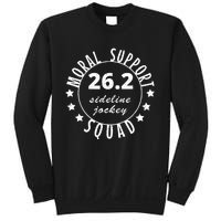 262 Moral Support Squad Funny Marathon Runner Sweatshirt