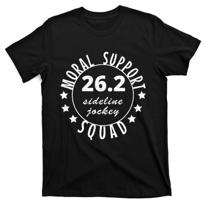 262 Moral Support Squad Funny Marathon Runner T-Shirt