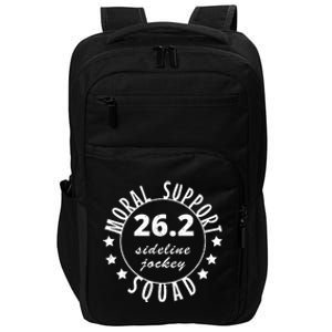 262 Moral Support Squad Funny Marathon Runner Impact Tech Backpack