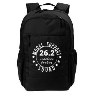 262 Moral Support Squad Funny Marathon Runner Daily Commute Backpack